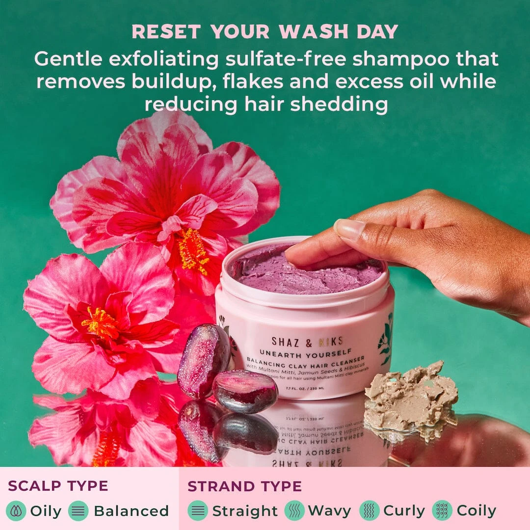 UNEARTH YOURSELF Balancing Clay Hair Cleanser - Image 8