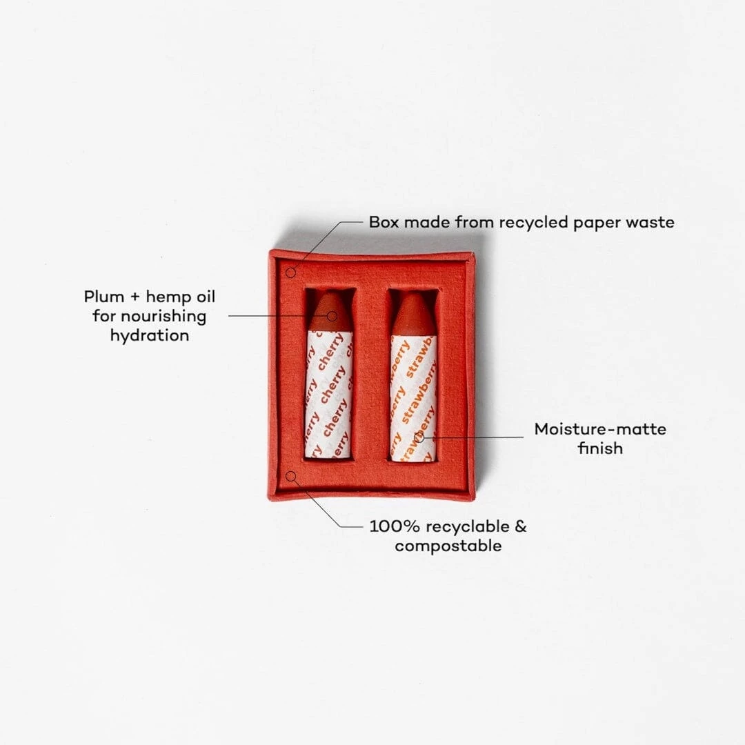 Strawberry + Cherry Balmie Duo - Image 3