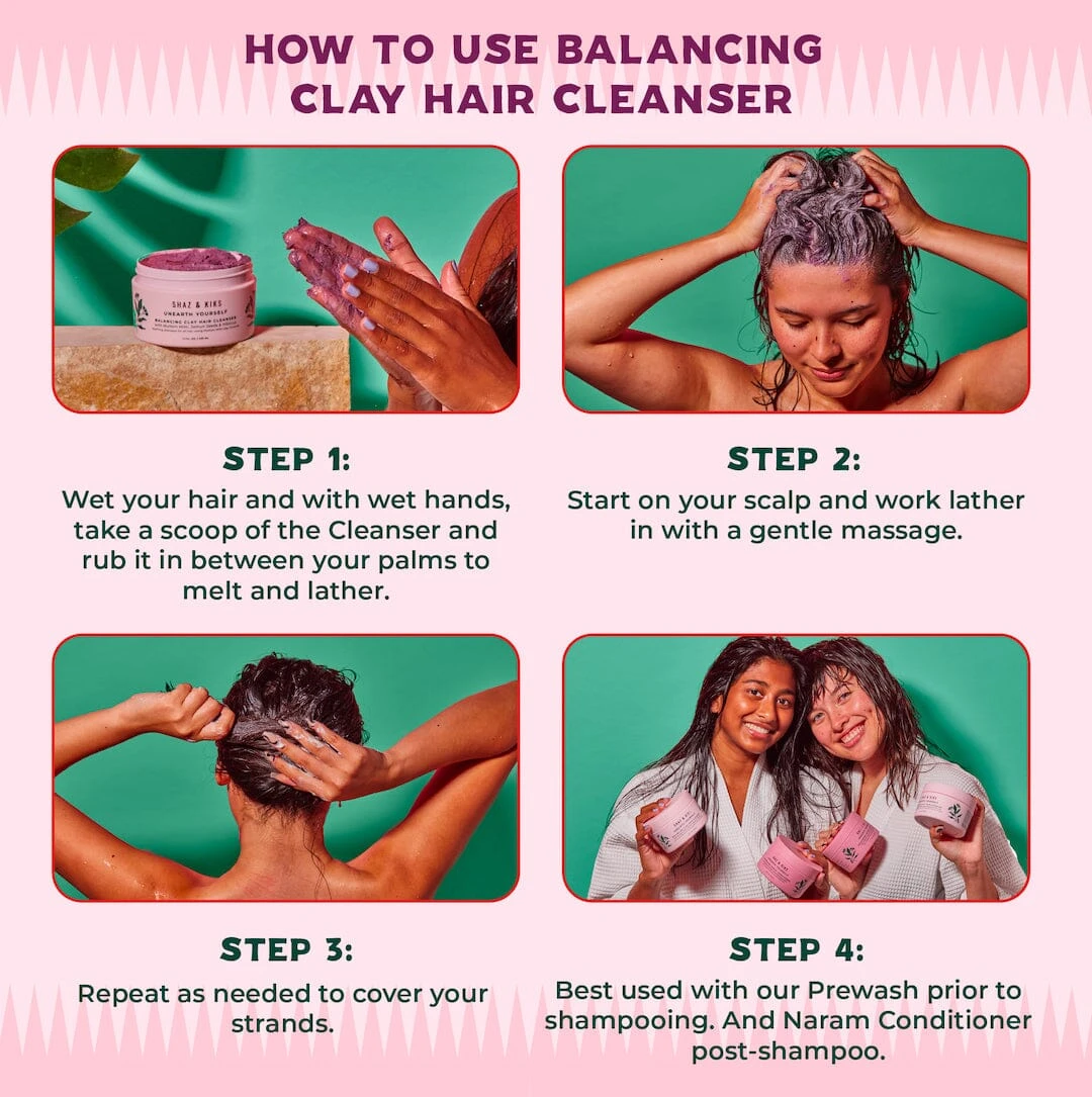 UNEARTH YOURSELF Balancing Clay Hair Cleanser - Image 9